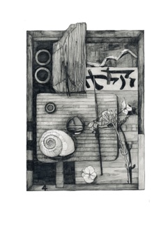 southbeach still life IV
graphite
700mm x 500mm
2021